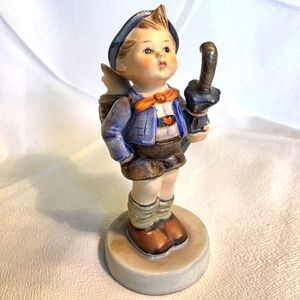 Vintage Goebel Hummel Home From The Market Figurine Boy Basket Pig TMK 3 RARE